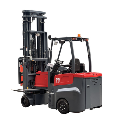 full AC system max lifting height 12.5m flexible steering electric articulated forklift for indoor and outdoor stacking