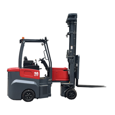 full AC system max lifting height 12.5m flexible steering electric articulated forklift for indoor and outdoor stacking