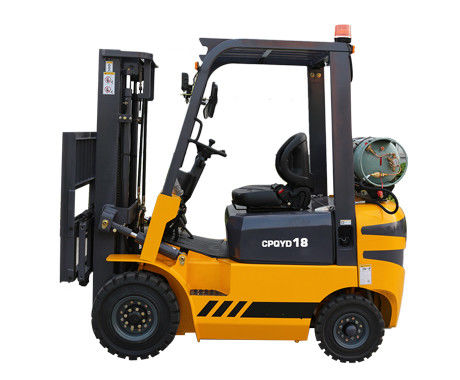 High Lift Portable Gasoline Forklift In Warehouse , Compact Forklift Trucks