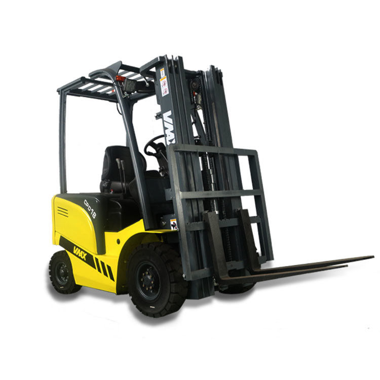 3 Wheel Electric Forklift Walk Behind Fork Truck With Auto Hydraulic Transmission