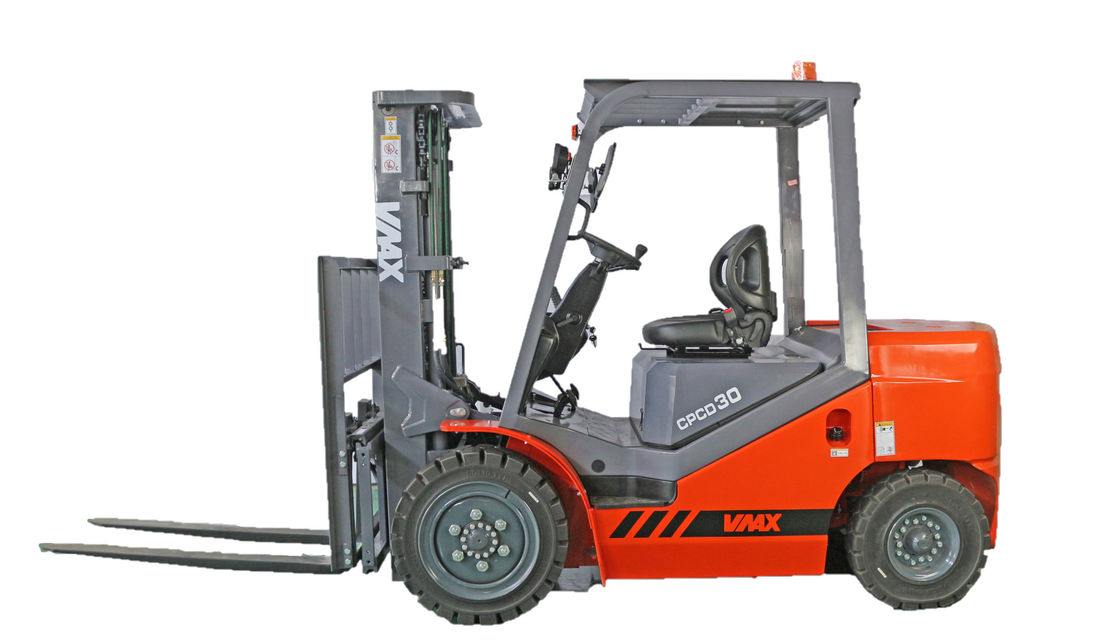 High Small Narrow Aisle Reach Truck , Counterbalance Fork Truck With 3m Lifting Height